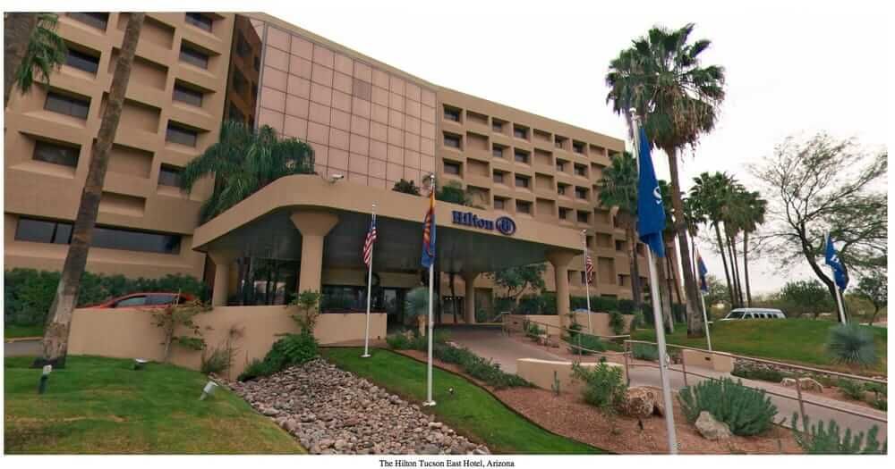 Hilton Hotel on Broadway Blvd. Tucson, A.Z Exterior Paint Job