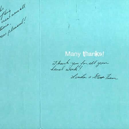 Testimonial letter