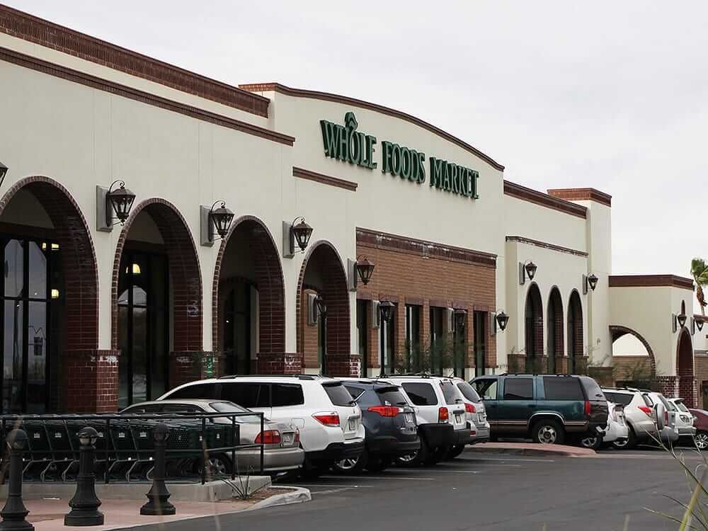 Painting contractors at Whole Foods