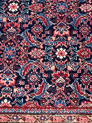 Antique Navy Persian Ferahan 9' X 12'