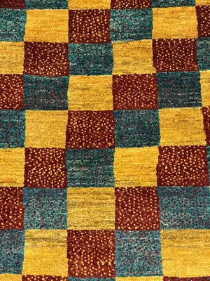 New Multi Persian Gabbeh 4' X 6'