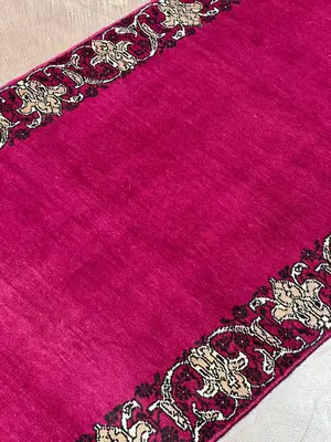 New Purple Persian Tabriz Runner