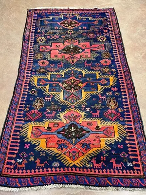 New Navy Caucasian Karabaugh 5' X 7'