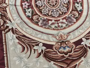 Antique Ivory France Aubusson 9' X 12'