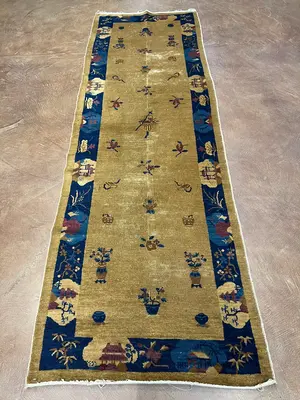 Antique Gold China Peking Runner