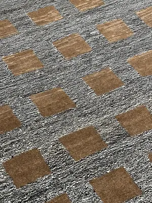 New Grey Persian Kashkoli Gabbeh Square