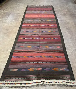 Antique Red Afghanistan Kelim Runner