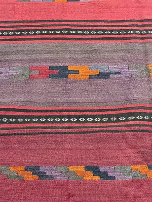 Antique Red Afghanistan Kelim Runner