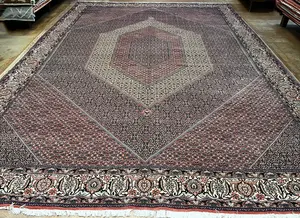 New Red Persian Bijar Oversize