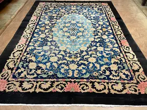 Antique Black China Nichols 9' X 12'