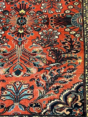 Antique Rust Persian Lilihan 3' X 5'