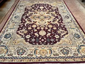 Antique Red India Amritsar 9' X 12'