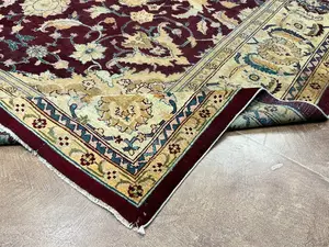 Antique Red India Amritsar 9' X 12'