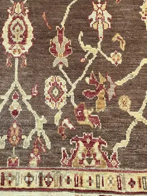 New Brown Persian Oushak 8' X 10'
