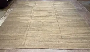 New Tan Persian Gabbeh Kelim Square