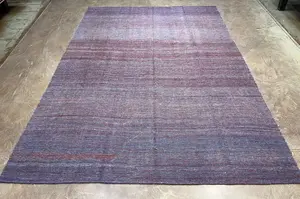 New Purple Persian Gabbeh Kelim 7' X 10'