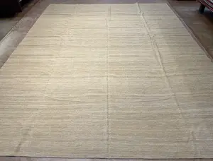 New Tan Persian Gabbeh Kelim 10' X 14'