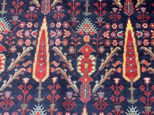 Antique Navy Persian Ferahan 9' X 12'