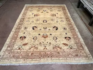 New Tan Persian Oushak 8' X 10'