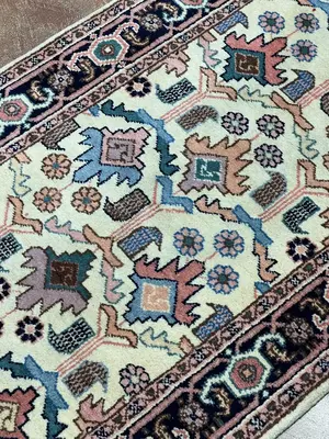 New Ivory Romania Heriz Runner