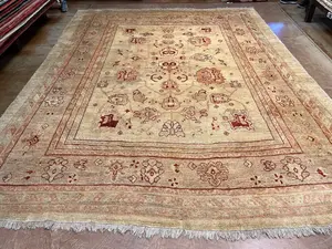 New Tan Persian Oushak 10' X 14'
