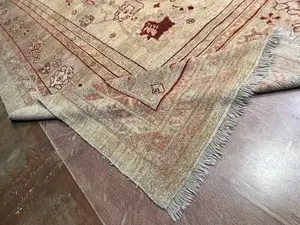 New Tan Persian Oushak 10' X 14'