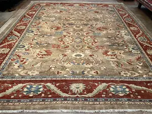 New Tan Persian Sultanabad Oversize