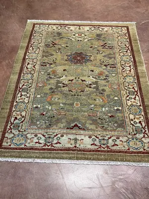 New Green Persian Sultanabad 5' X 7'