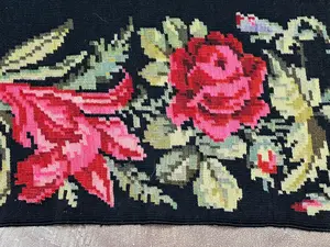 New Black Romania Besarabian Kelim Miscellaneous