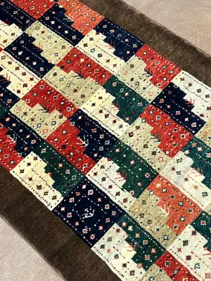 New Multi Persian Rizbaft Gabbeh Runner
