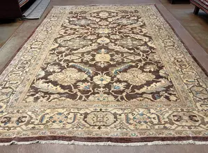 Vintage Brown Persian Mahal 10' X 14'