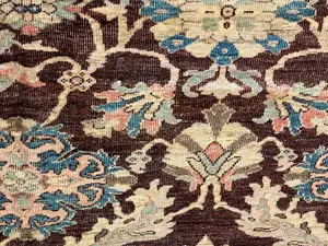 Vintage Brown Persian Mahal 10' X 14'