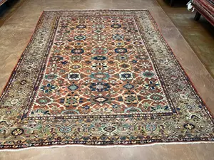 Antique Rust Persian Mahal 9' X 12'