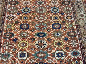 Antique Rust Persian Mahal 9' X 12'