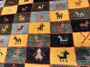 New Multi Persian Gabbeh 5' X 7'