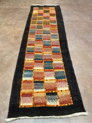 New Multi Persian Rizbaft Gabbeh Runner