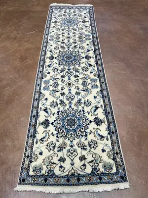 New Ivory Persian Yazd Runner