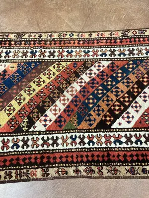 Antique Multi Kurdish Kurdish Runner