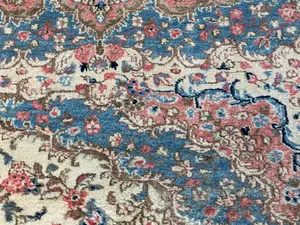 Antique Ivory Persian Kermon Square