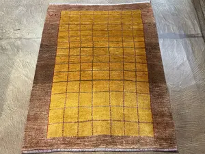 New Gold Persian Gabbeh Amalehbaft 3' X 5'
