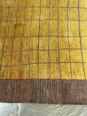 New Gold Persian Gabbeh Amalehbaft 3' X 5'