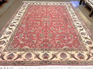 New Rose Persian Tabriz 10' X 14'