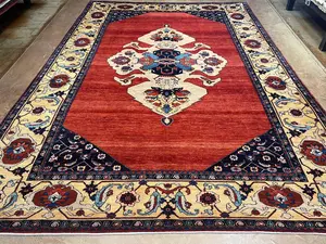 New Red Persian Luribaft Gabbeh 10' X 14'