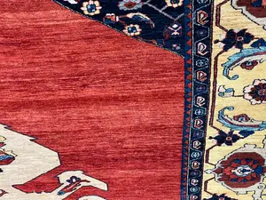 New Red Persian Luribaft Gabbeh 10' X 14'