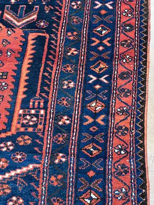Vintage Navy Turkey Anatolian 5' X 7'