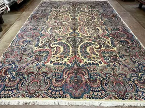 Antique Ivory Persian Kermon Oversize