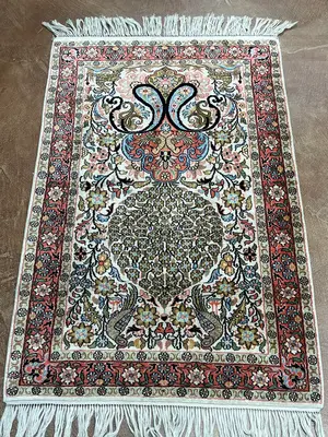 New Ivory India Indo Silk 2'-6"x4'