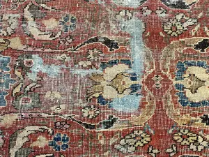 Antique Red Persian Mahal Oversize