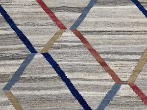 New Grey Afghanistan Kelim 3' X 5'