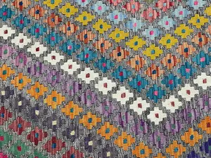 New Multi Afghanistan Modern Classic Kelim 7' X 10'